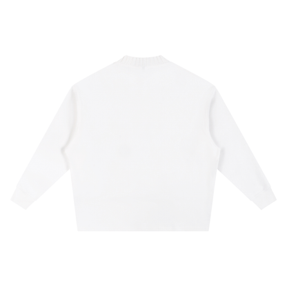 Round-Neck Oversized Sweatshirt