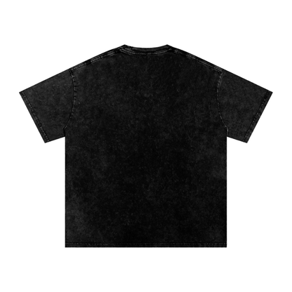Snow Wash Oversized Cotton Tee