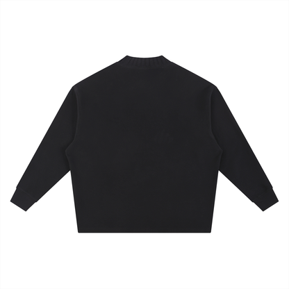 Round-Neck Oversized Sweatshirt