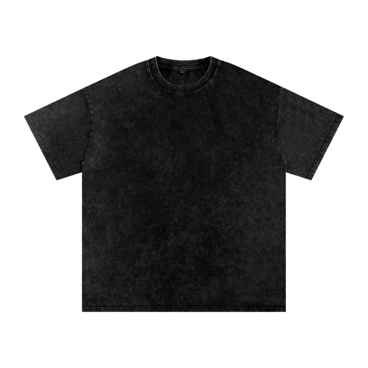 Snow Wash Oversized Cotton Tee product photo – Aurex
