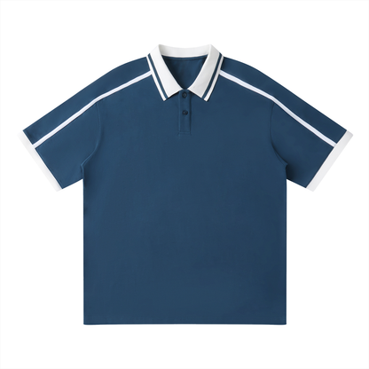 Contrast-Piping Polo