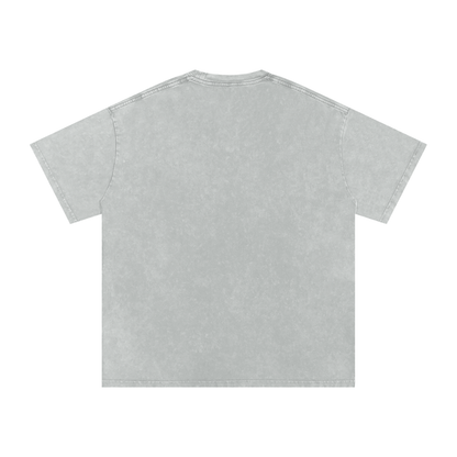 Snow Wash Oversized Cotton Tee