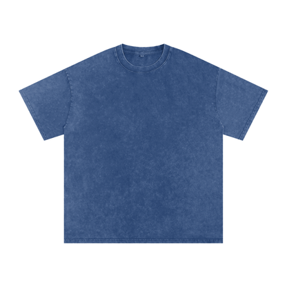 Snow Wash Oversized Cotton Tee