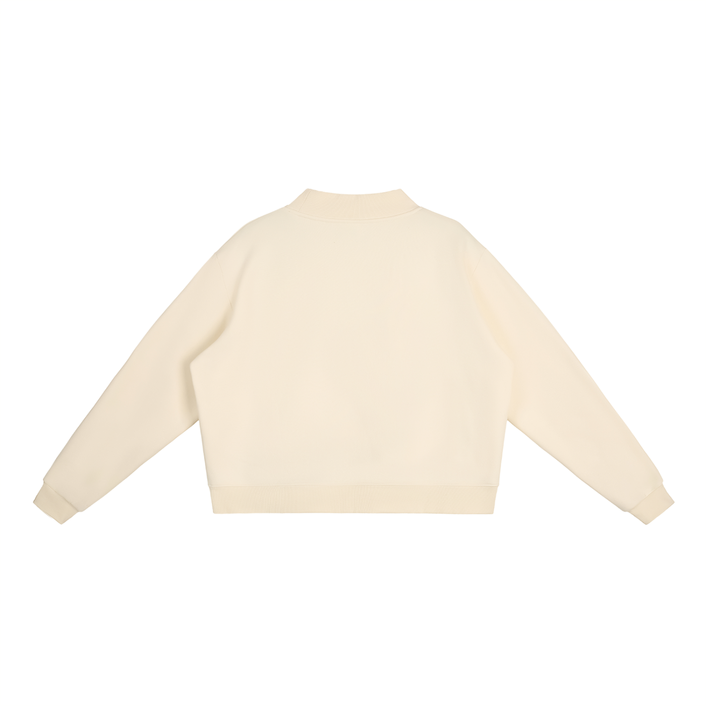 Fleece Mock-Neck Sweatshirt