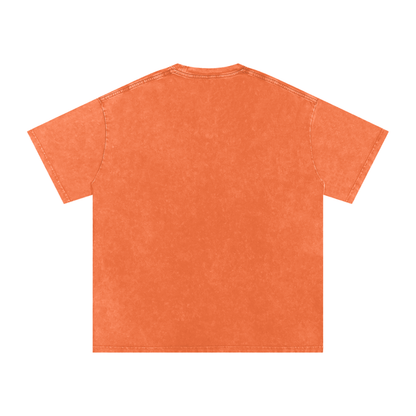 Snow Wash Oversized Cotton Tee