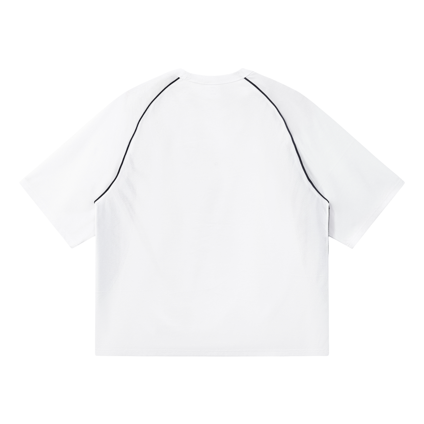 Contrast-Piping Raglan Tee