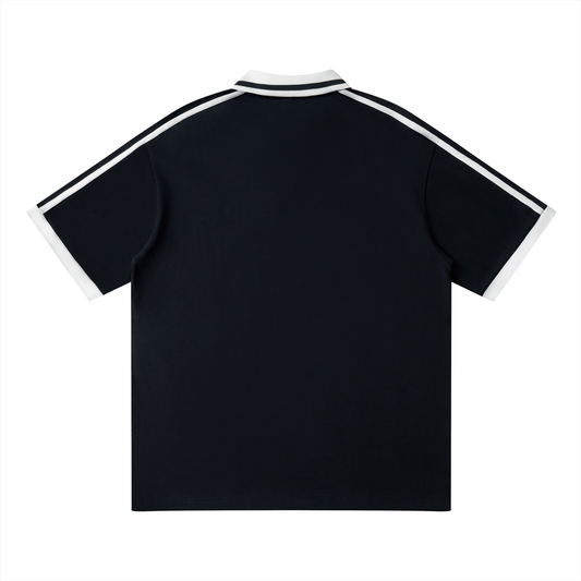 Contrast-Piping Polo