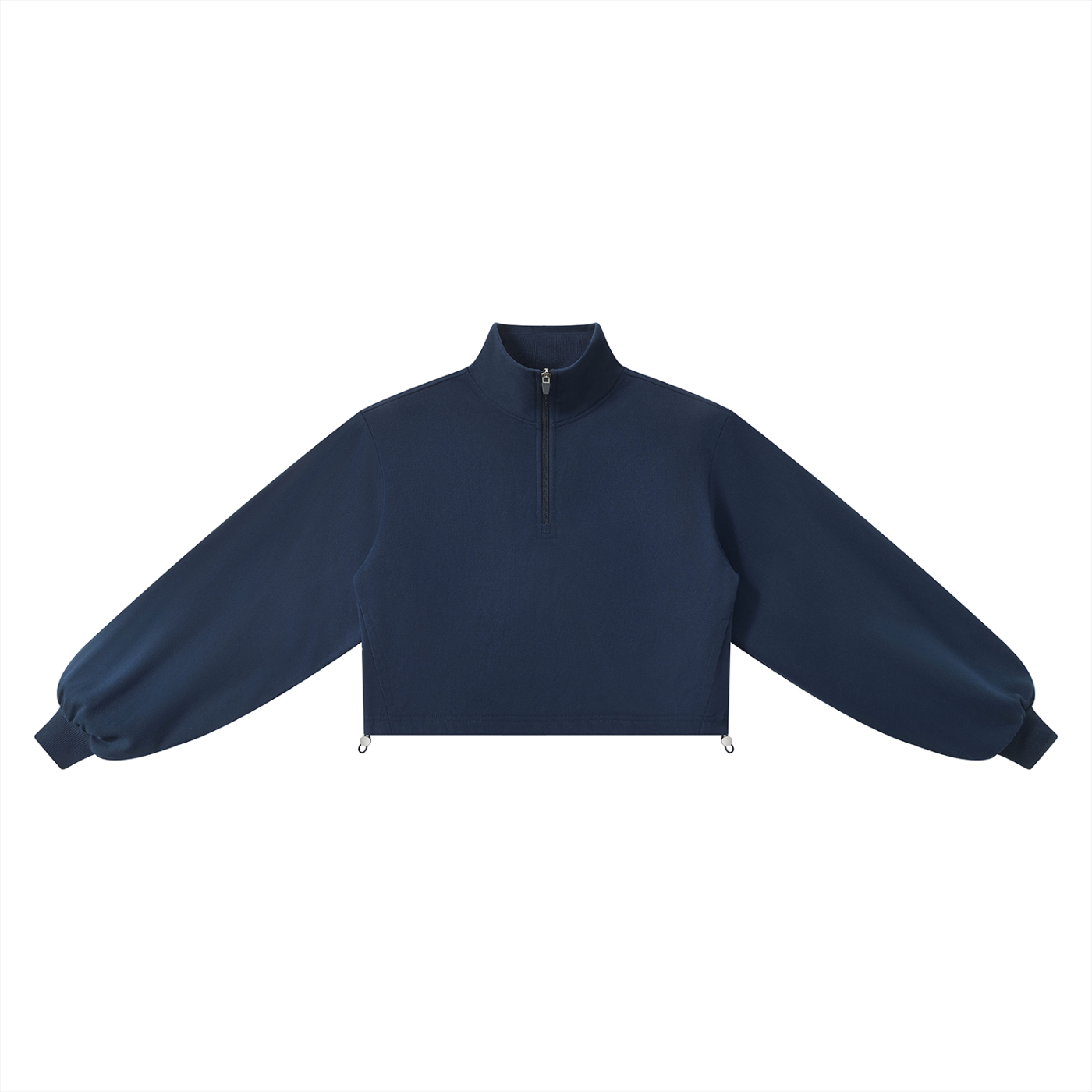 Mock-Neck Quarter-Zip Sweatshirt