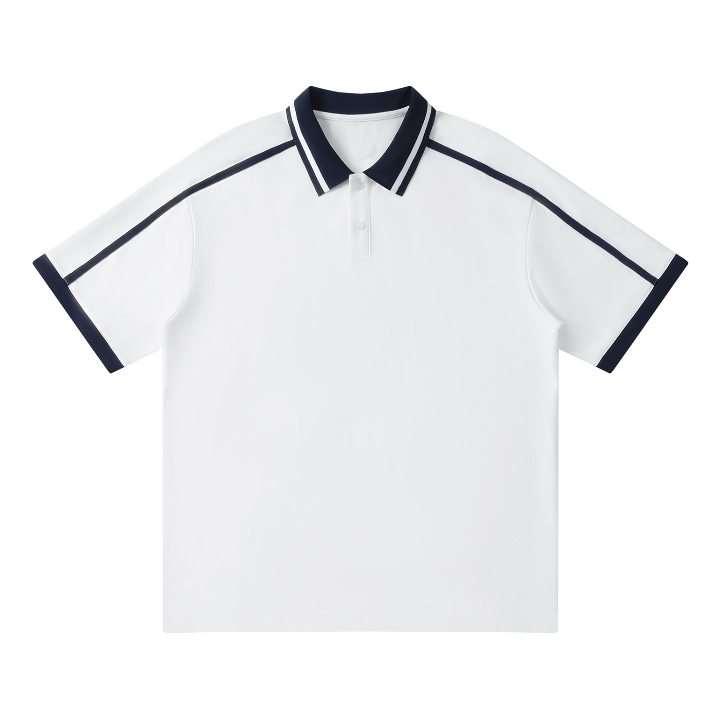 Contrast-Piping Polo