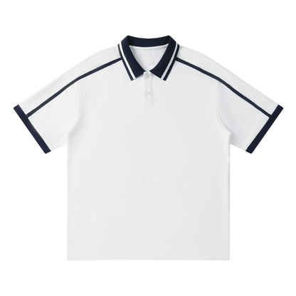 Contrast-Piping Polo
