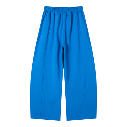 Wide-Leg Panel Sweatpants