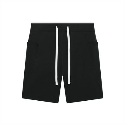 High-Rise Color-Block Yoga Shorts product photo – Aurex