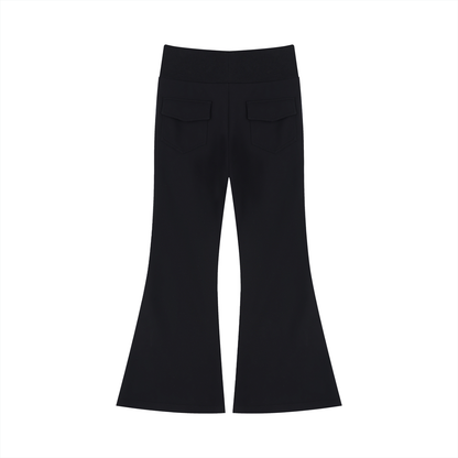 Drawstring Flared Pants