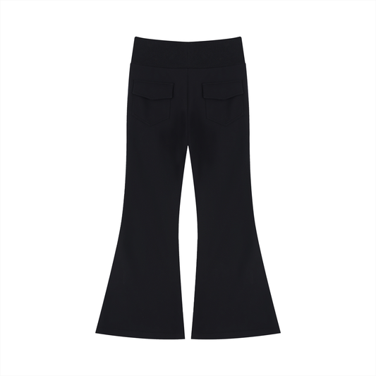 Drawstring Flared Pants