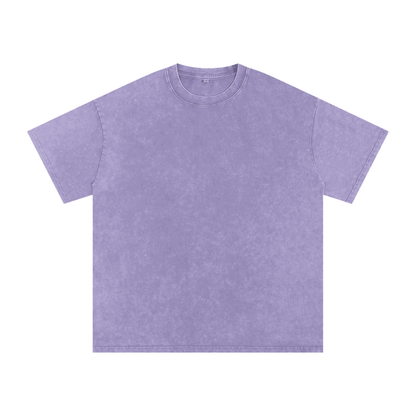 Snow Wash Oversized Cotton Tee