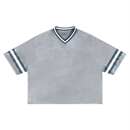 Boxy Striped Soccer Jersey