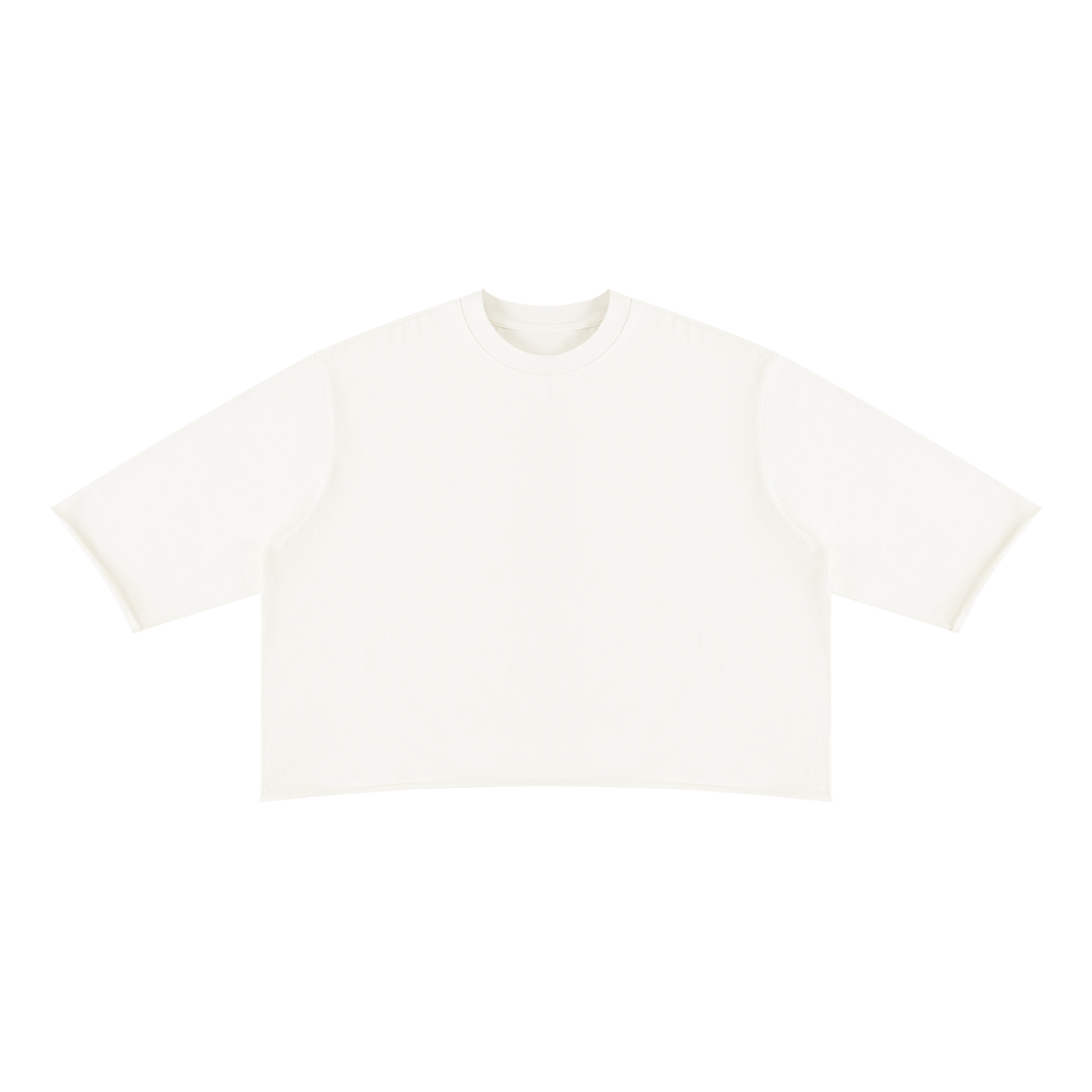 Mineral Wash Raw-Hem Boxy Tee