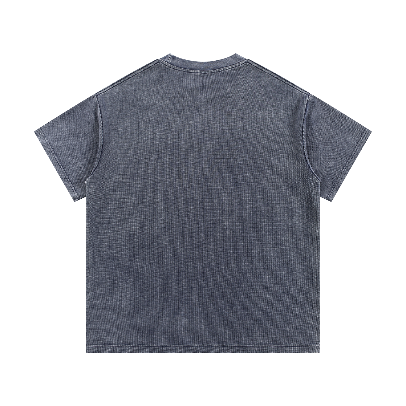 Mineral Wash Waffle-Knit Tee