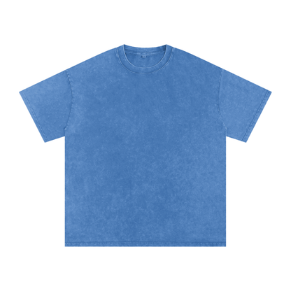 Snow Wash Oversized Cotton Tee