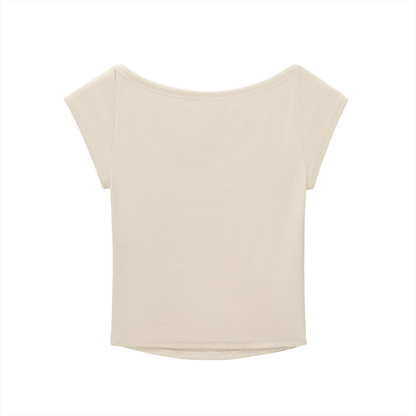 Wide-Neck Baby Tee