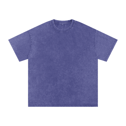 Snow Wash Oversized Cotton Tee