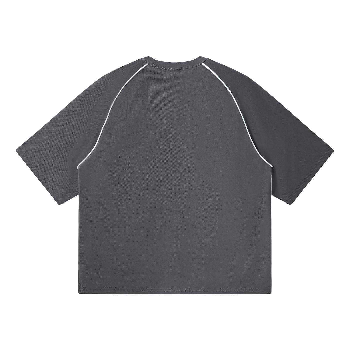 Contrast-Piping Raglan Tee