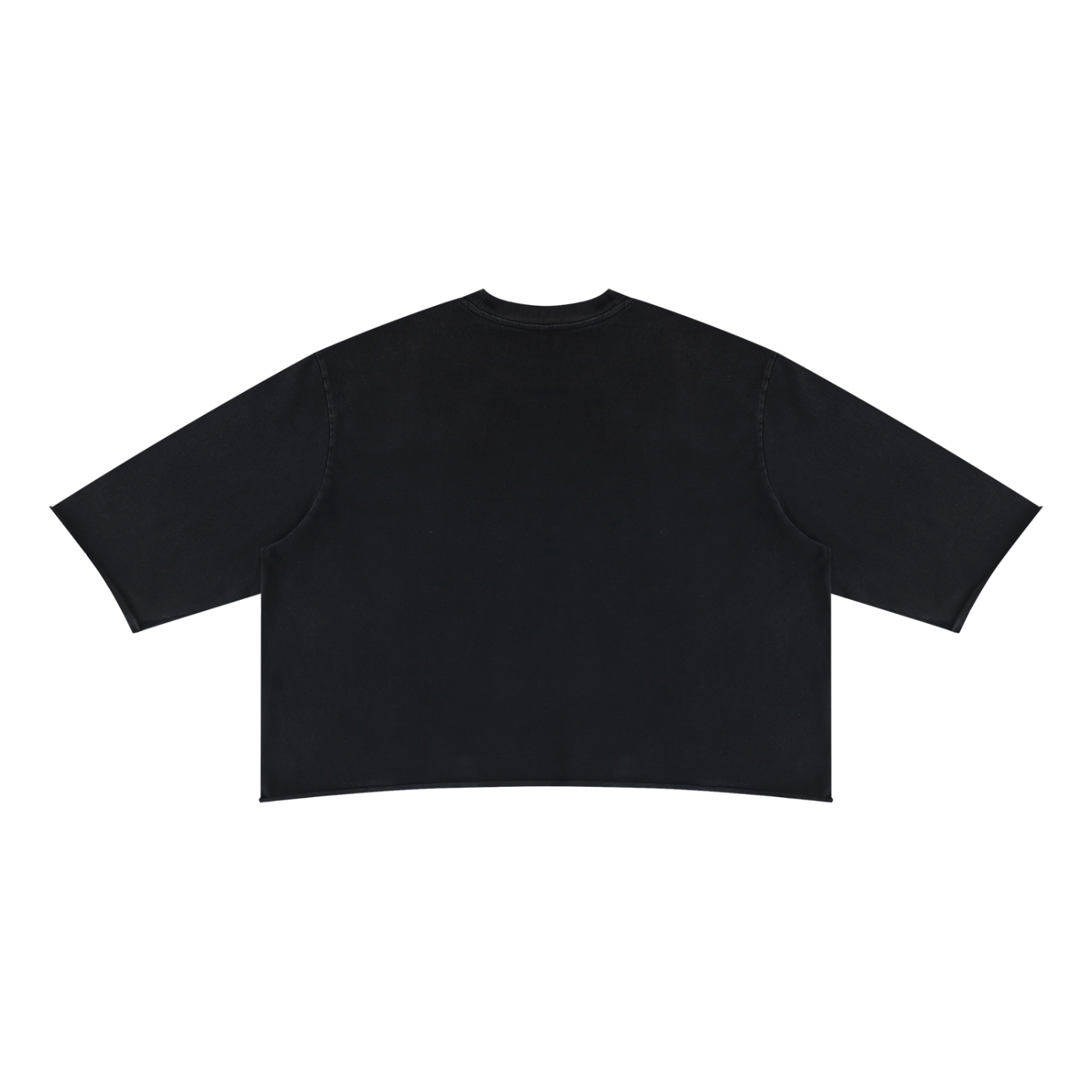 Mineral Wash Raw-Hem Boxy Tee