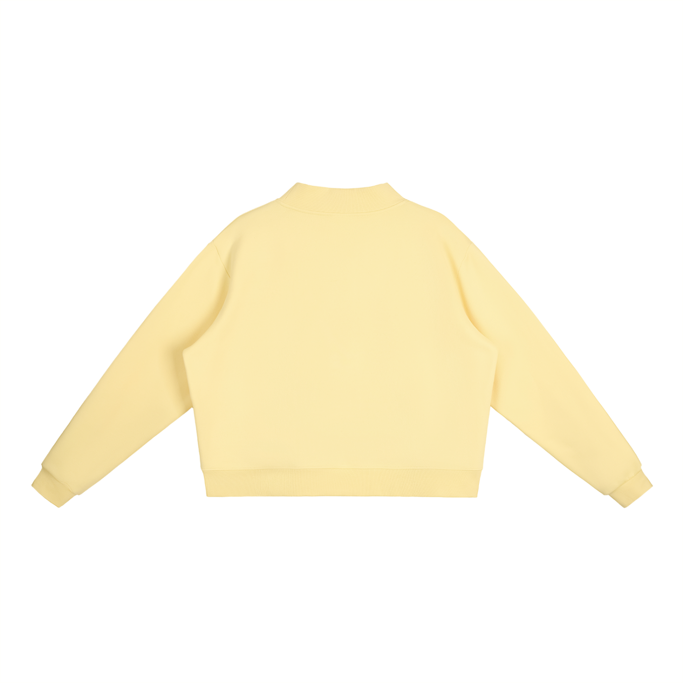 Fleece Mock-Neck Sweatshirt