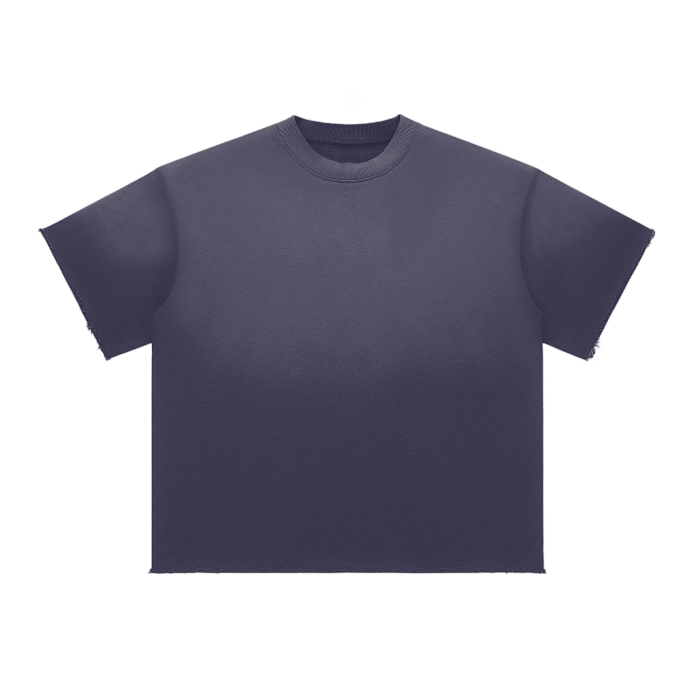 Sun-Fade Raw-Edge Tee