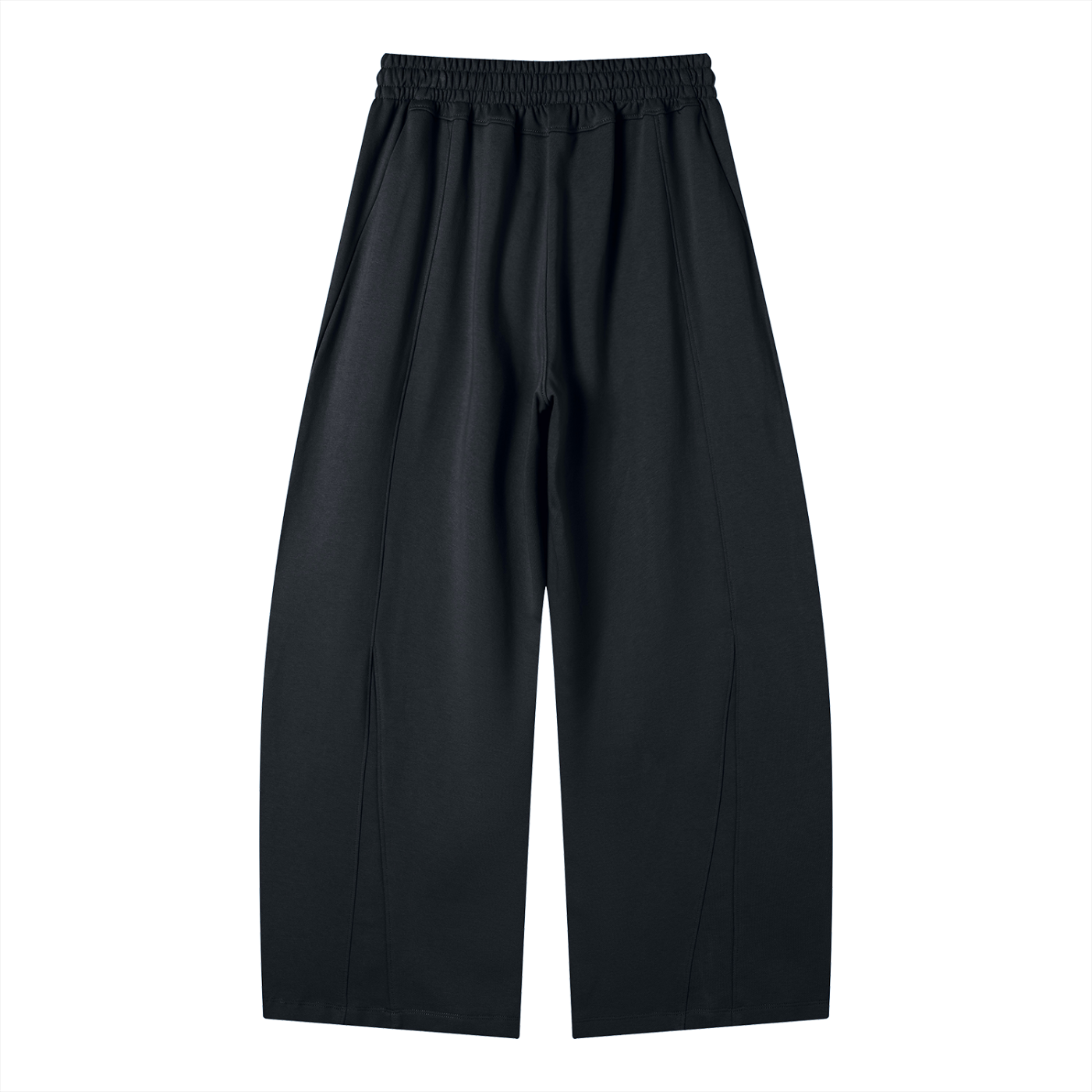 Wide-Leg Panel Sweatpants
