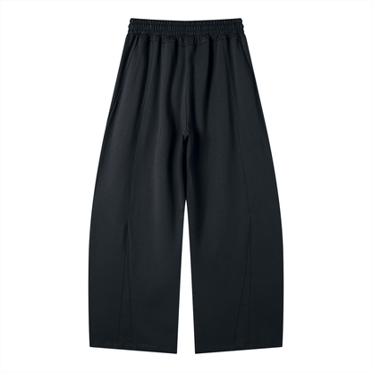 Wide-Leg Panel Sweatpants