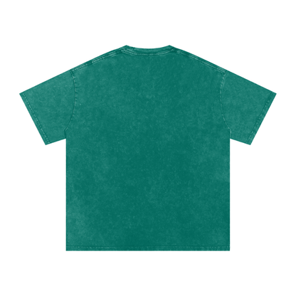 Snow Wash Oversized Cotton Tee