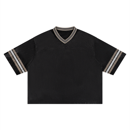Boxy Striped Soccer Jersey product photo – Aurex