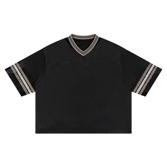 Boxy Striped Soccer Jersey product photo – Aurex