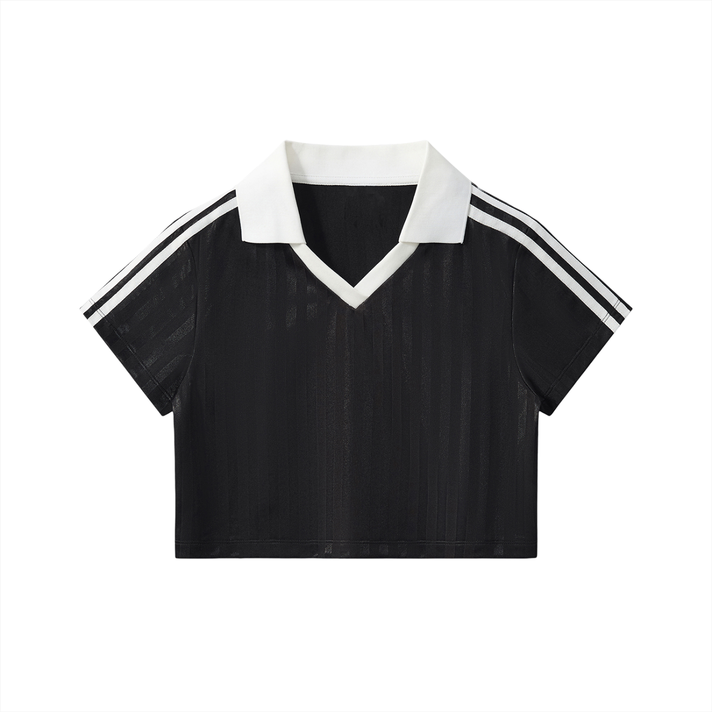 Collared Cropped Jersey