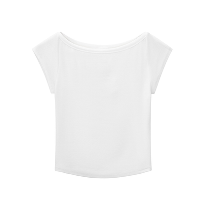 Wide-Neck Baby Tee