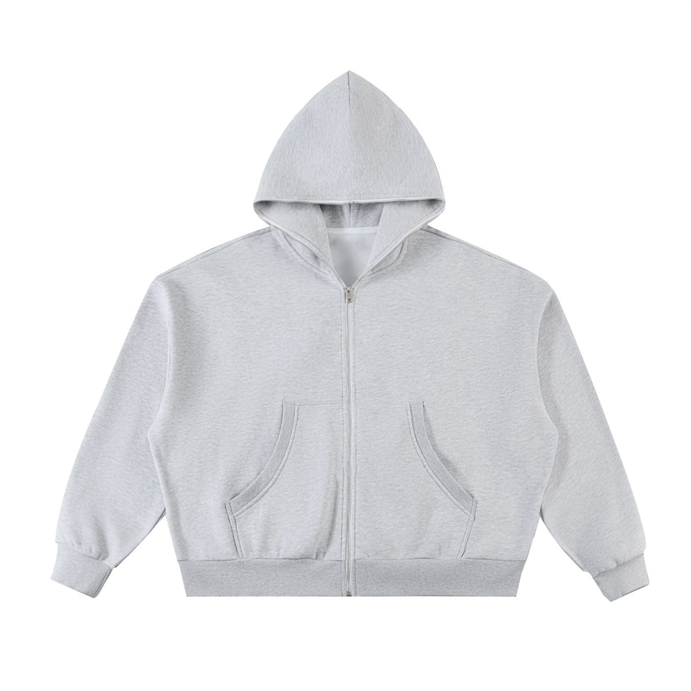 Fleeced Full-Zip Hoodie