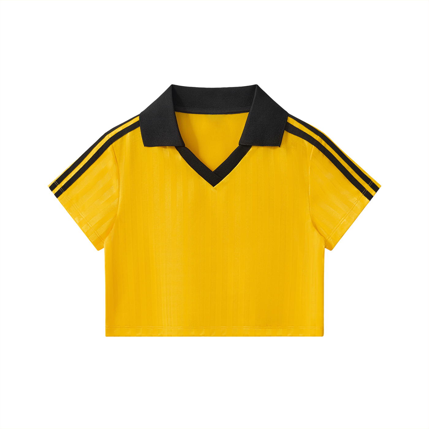 Collared Cropped Jersey