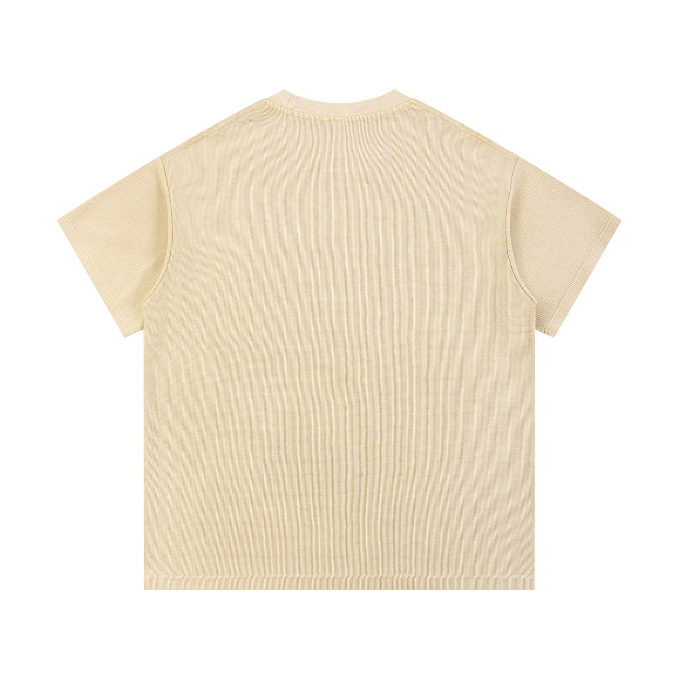 Mineral Wash Waffle-Knit Tee