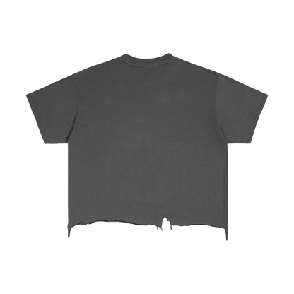 Vintage Wash Distressed Boxy Tee