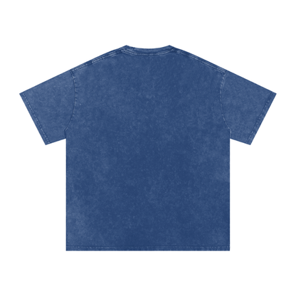 Snow Wash Oversized Cotton Tee