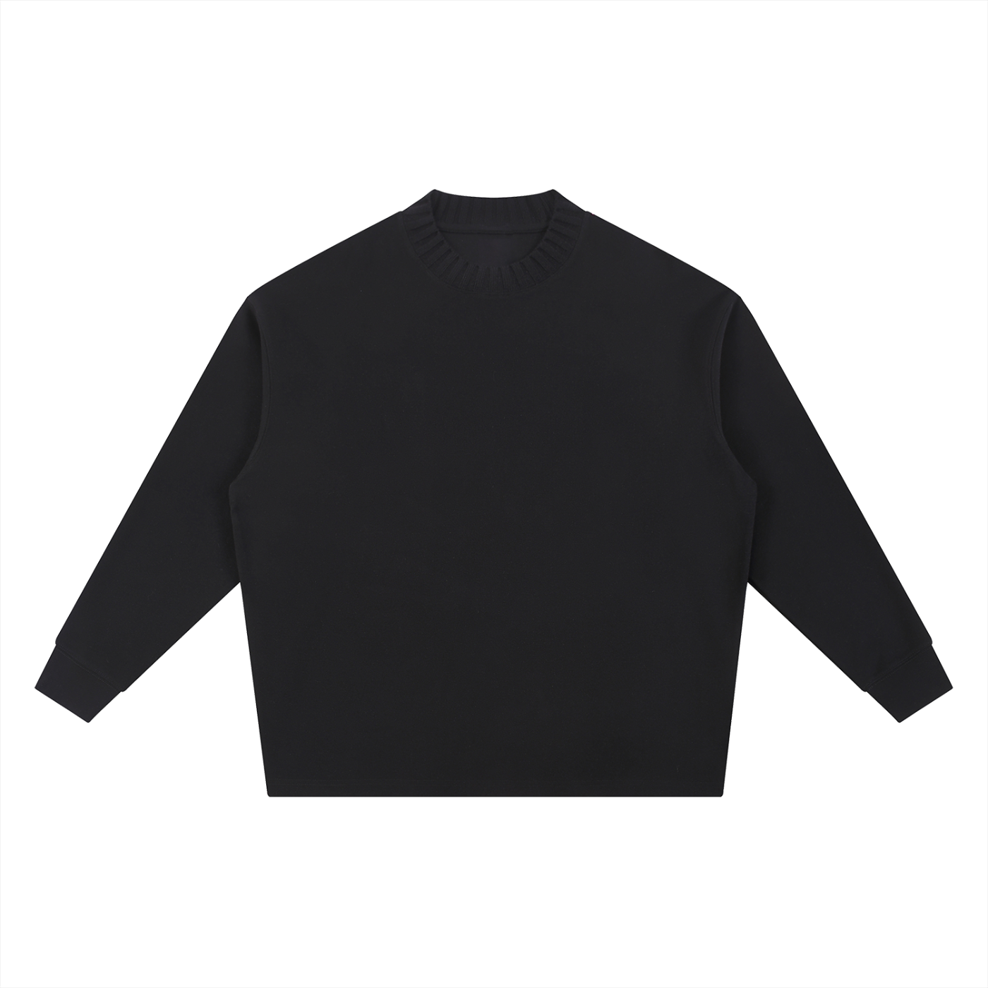 Round-Neck Oversized Sweatshirt