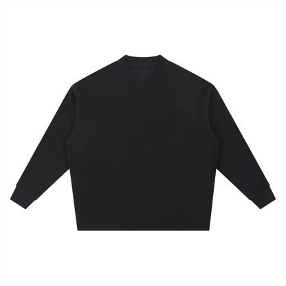Round-Neck Oversized Sweatshirt