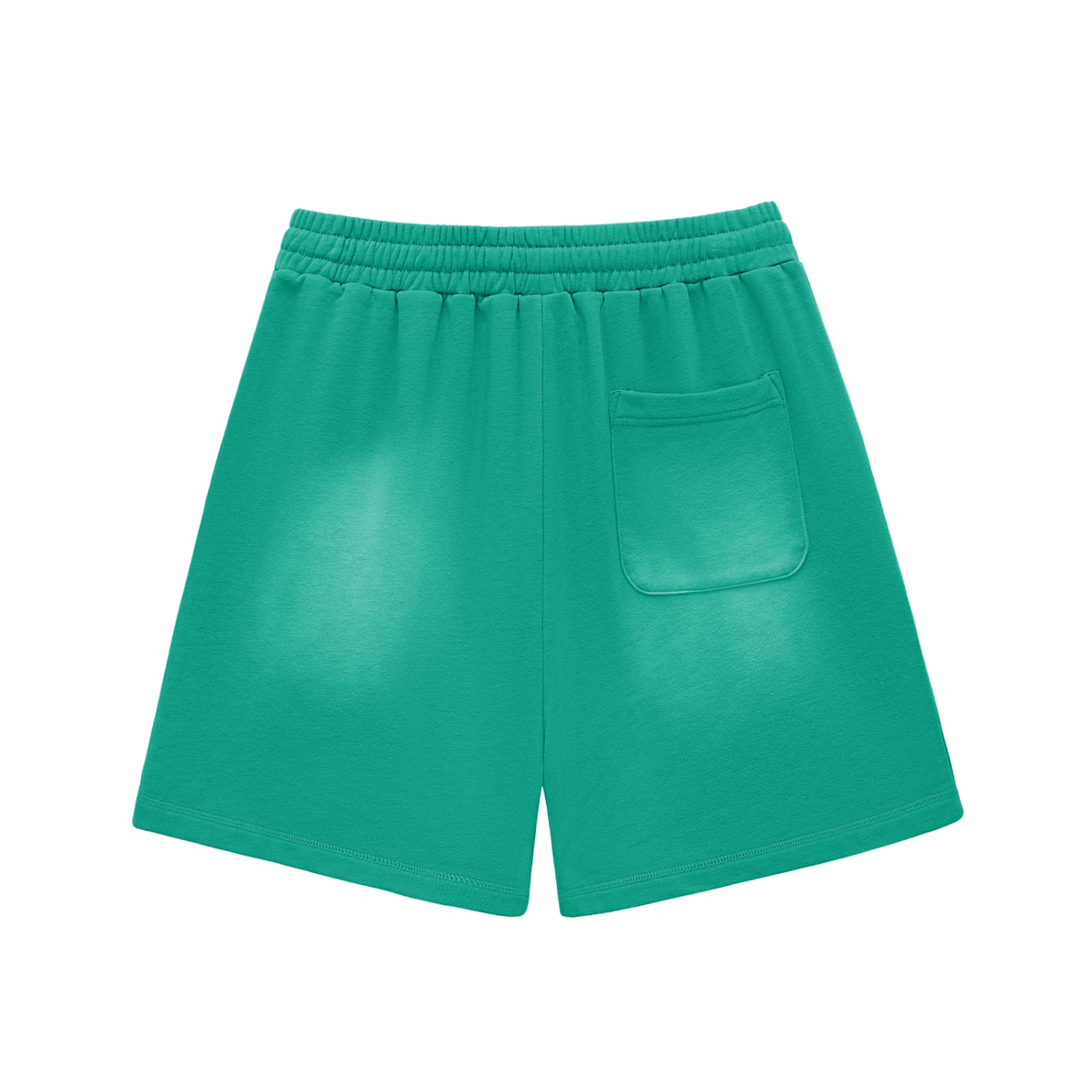 Sun-Fade Raw-Edge Cotton Shorts