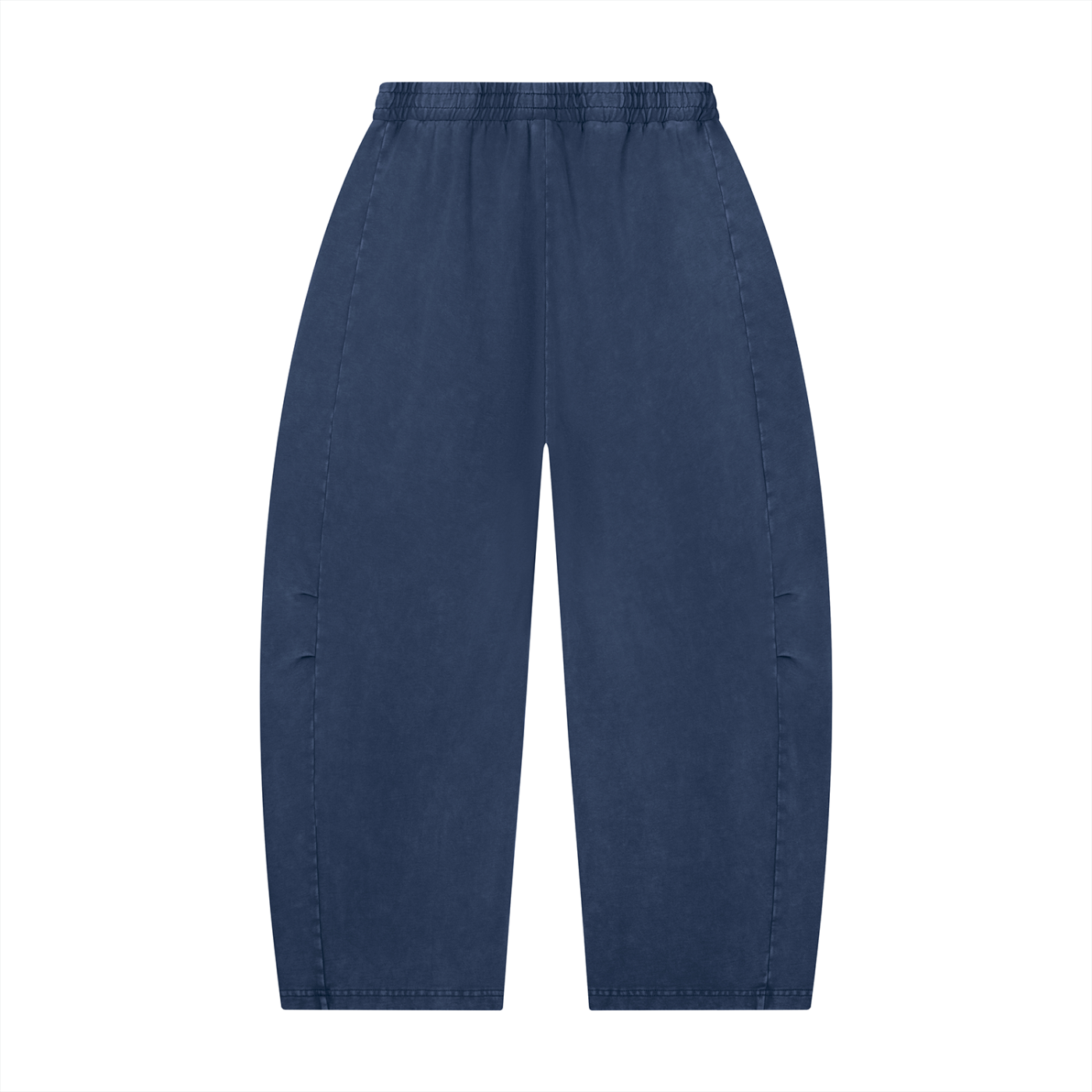 Mineral Wash Barrel-Leg Pants