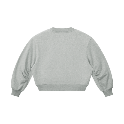 Crop V-Neck Sweatshirt
