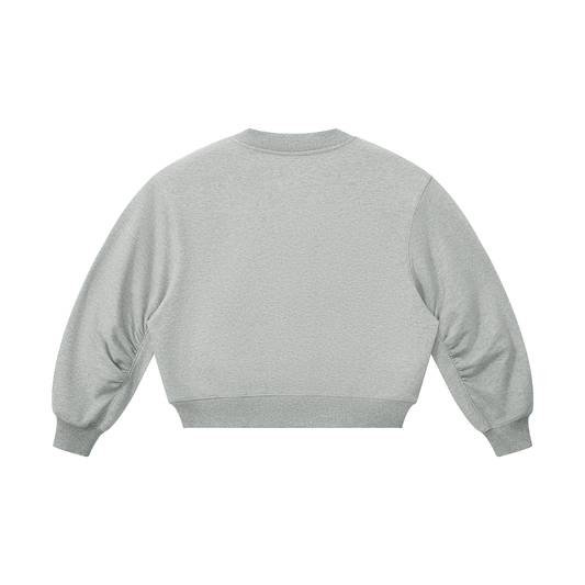 Crop V-Neck Sweatshirt