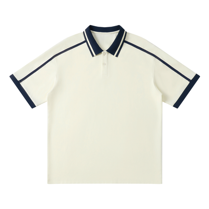 Contrast-Piping Polo