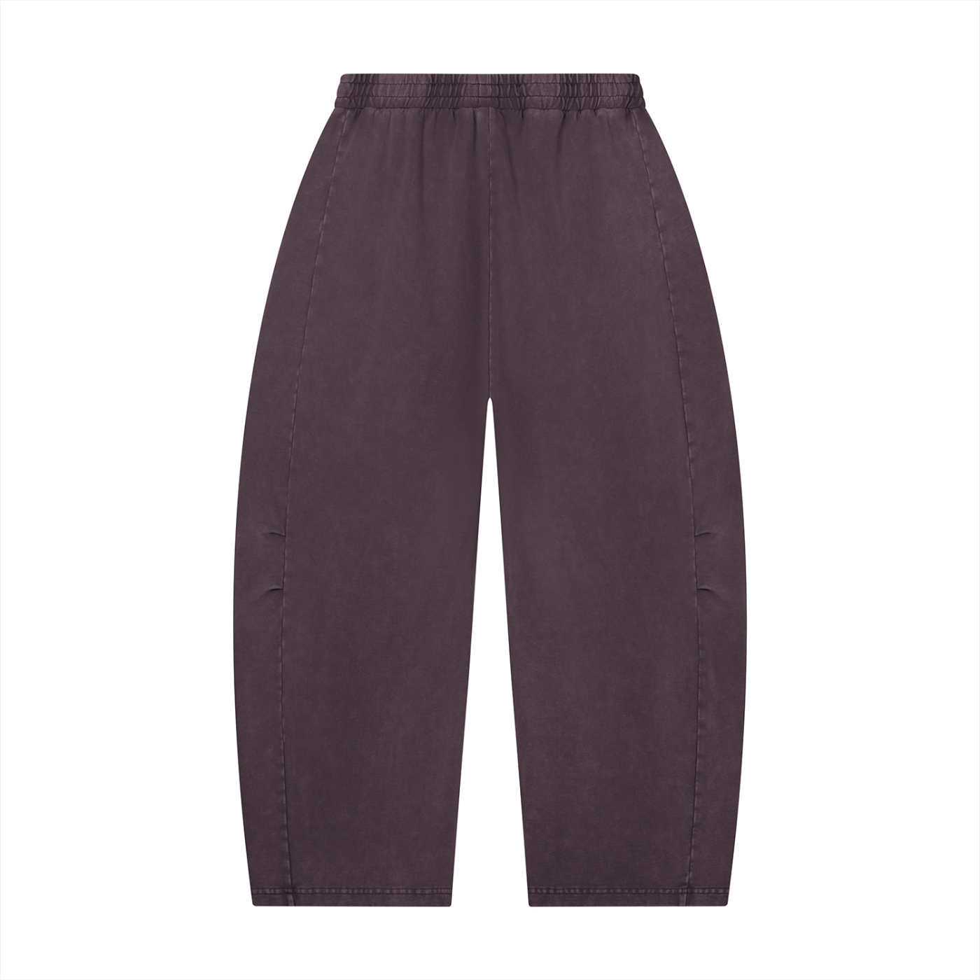 Mineral Wash Barrel-Leg Pants
