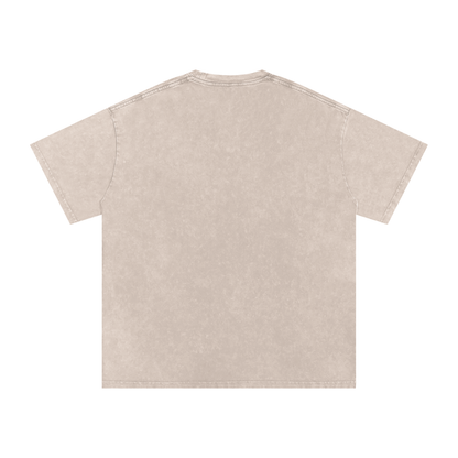 Snow Wash Oversized Cotton Tee